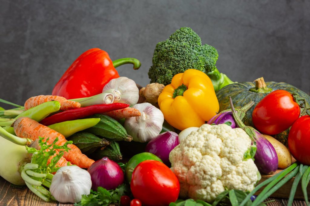 Les légumes au sein de l'assiette du sportif en prise de masse